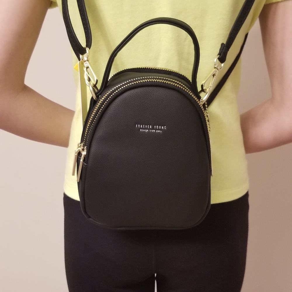 SOLD !!! PIERRE LOUES MINI BLACK BACKPACK - Picture 16 of 16